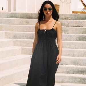 Ciao Lucia - Gabriela Dress Black Cotton